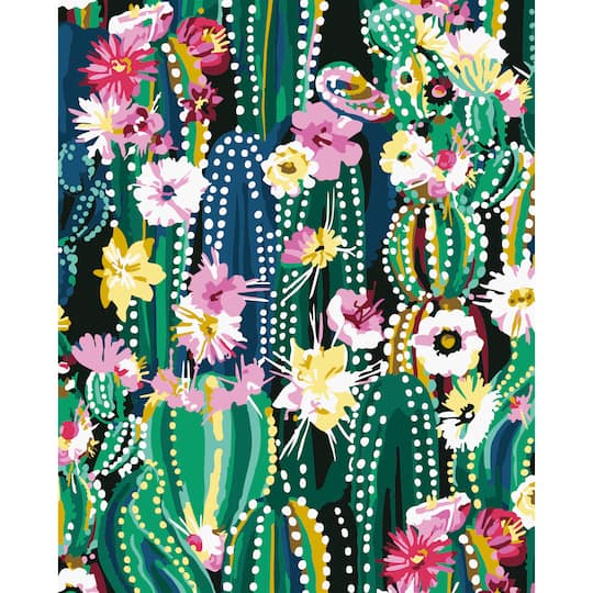 Blooming Cacti Paint-by-Number Kit by Artist&#x27;s Loft&#xAE;
